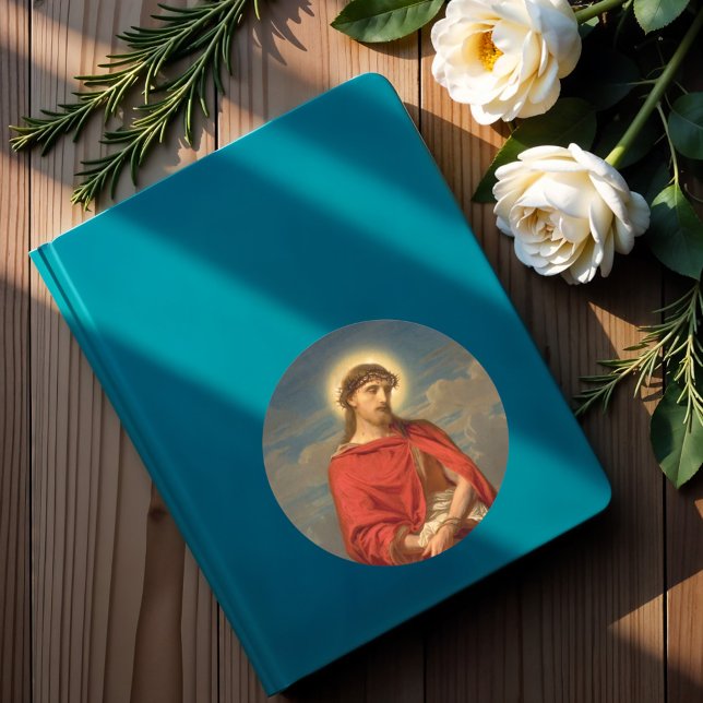 Adesivo Redondo Ecce Homo, Otto Mengelberg, Religioso (Criador carregado)