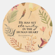 Eclesiastes 3:11 Ele colocou a eternidade no coraç