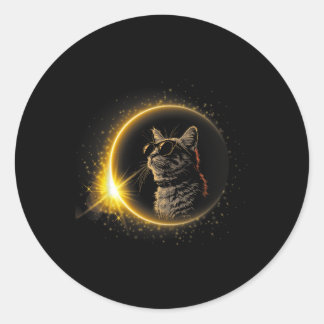 Adesivo Redondo Eclipse Solar 2024 Vidro do Eclipse Solar Vestido
