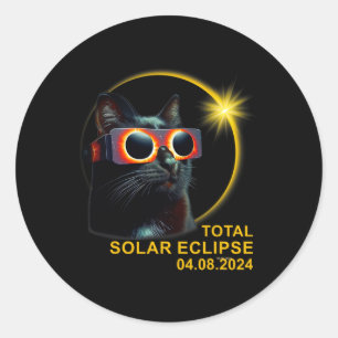 Adesivo Redondo Eclipse Solar Total 2024 Kids De Eclipse Solar Cut