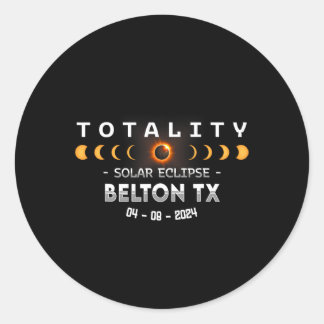 Adesivo Redondo Eclipse Solar Total 2024 Tx