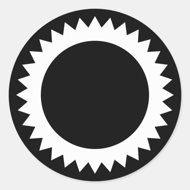 Adesivo Redondo Eclipse Stickers (Frente)