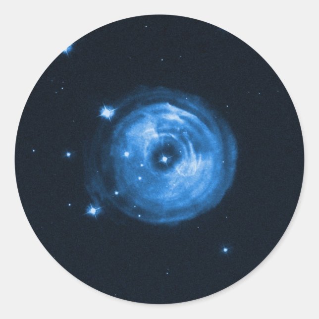 Adesivo Redondo Eco de Luz da Estrela V838 Monocerotis (Frente)