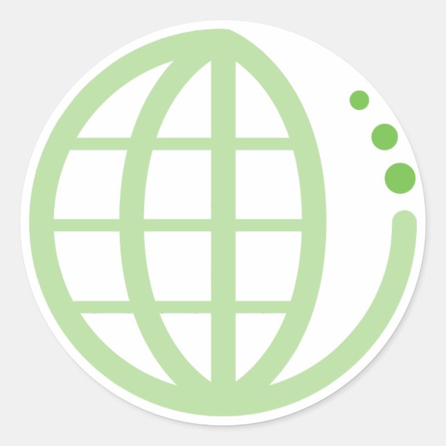 Adesivo Redondo eco-terra (Frente)