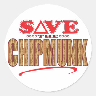 Adesivo Redondo Economias do Chipmunk
