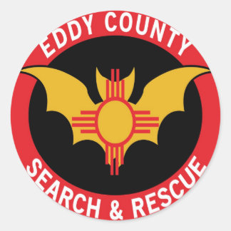 Adesivo Redondo Eddy County SAR Sticker