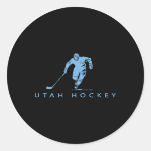 Adesivo Redondo Eddy's Canyon Hockey Utah Hockey - Uni