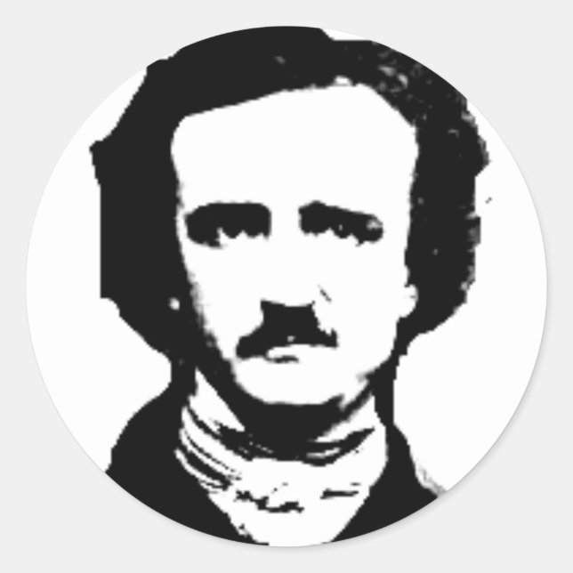 Adesivo Redondo Edgar Sticker (Frente)