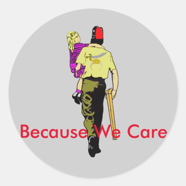 Adesivo Redondo Edição do Shriners (Frente)