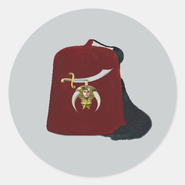 Adesivo Redondo Edição do Shriners (Frente)