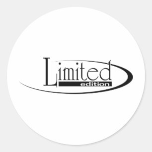 Adesivo Redondo Edição limitada