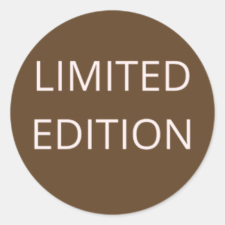 Adesivo Redondo edição limitada