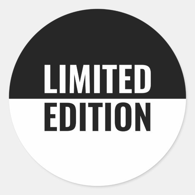 Adesivo Redondo Edição limitada (Frente)