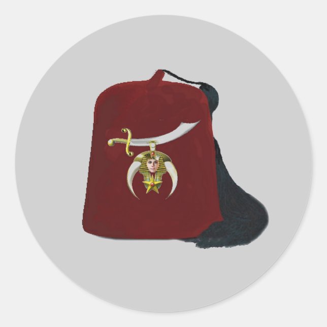 Adesivo Redondo Edição Shriners (Frente)