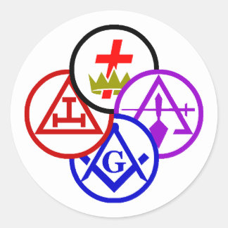 Adesivo Redondo Edição Shriners e Amigos