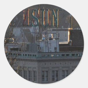 ADESIVO REDONDO EDIFÍCIO LOWELL SUN