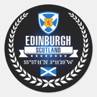 Adesivo Redondo Edimburgo