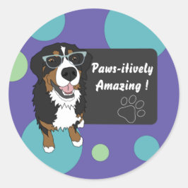 Adesivo Redondo Educação Extraordinária