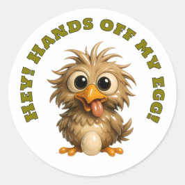 Adesivo Redondo Egg Guard Sticker