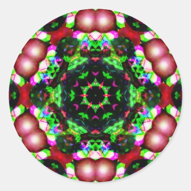 Adesivo Redondo eggadelica Sticker (Frente)