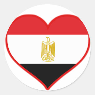 Adesivo Redondo Egito Amor
