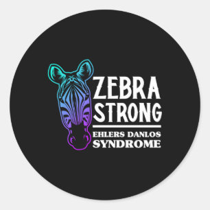 Adesivo Redondo Ehlers Danlos Warrior Eds Ehlers Danlos Síndrome A
