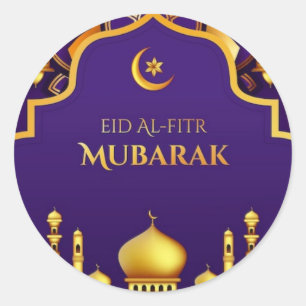 Adesivo Redondo Eid Al-Fitr