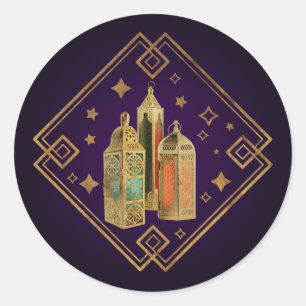 Adesivo Redondo Eid Mubarak - Feliz Eid