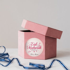 Adesivo Redondo Eid Mubarak Muslim Classic Round Sticker