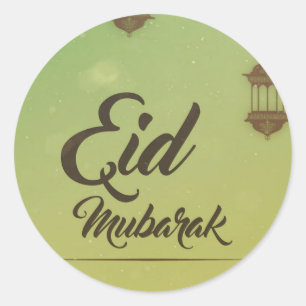 ADESIVO REDONDO EID MUBARAK ROUND STICKER