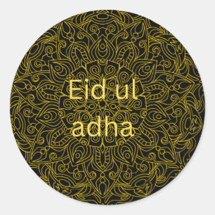 Adesivo Redondo "Eid ul Adha Islamic Mandala Classic Round Sticker