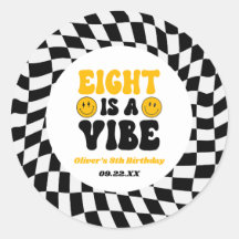 Eight Is A Vibe Retro Oitavo 8º Festa de Aniversár