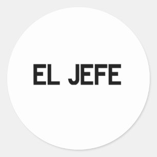 Adesivo Redondo EL Jefe