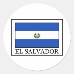 Adesivo Redondo El Salvador