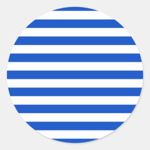 Adesivo Redondo El Salvador honende listras de bandeira