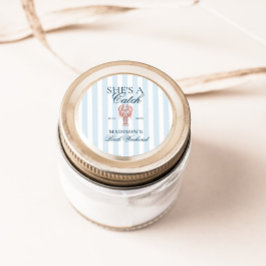 Adesivo Redondo Ela é uma Solteira Lagosta