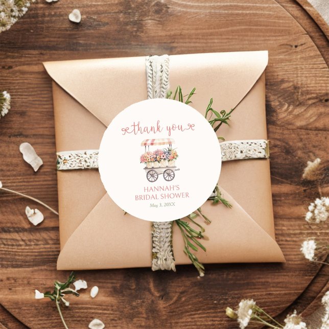 Adesivo Redondo Ela está Fresca do Mercado Chá de Panela  (Criador carregado)