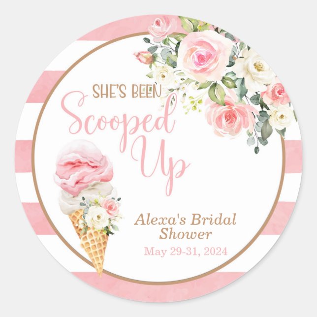 Adesivo Redondo Ela Foi Levada (Listra) Personalizado  (Frente)