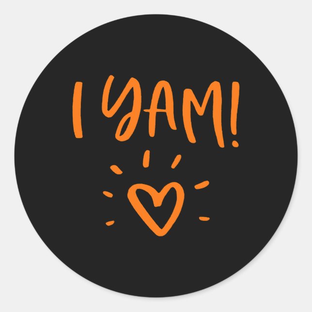 Adesivo Redondo Ela Lhe Minha Batata Doce Eu Lembro Casais Graças (Frente)