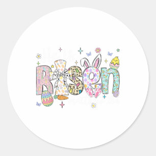 Adesivo Redondo Ele É Risen Jesus Felz pascoa Cristã Criança