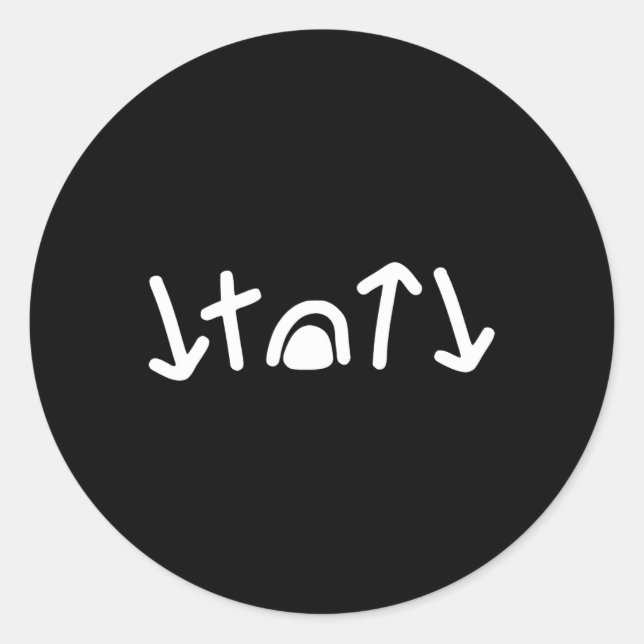 Adesivo Redondo Ele Veio Morrer A Rosa Que Ele Ascendeu Está Vindo (Frente)