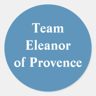 Adesivo Redondo Eleanor da Provença, Rainha da Inglaterra