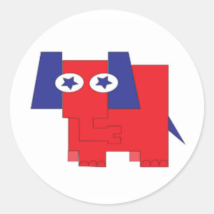 Adesivo Redondo Elefante GOP