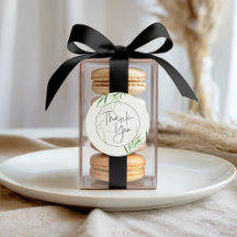 Elegante Agradecimento de Noiva com Vegetação em A