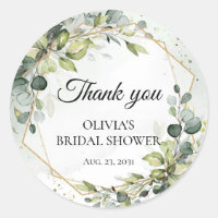Elegante boho aquarela verde casamento de eucalipt