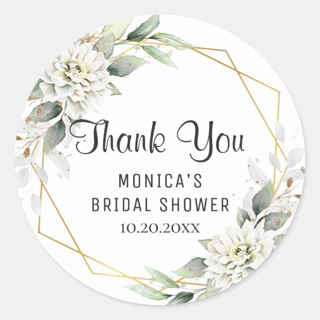 Adesivo Redondo Elegante Chá de panela azul-verdejante verde (Frente)