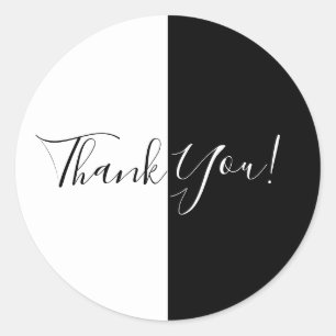 Adesivo Redondo Elegante de meia Festa de aniversário dividido em