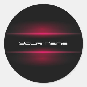 Adesivo Redondo Elegante DJ Sticker