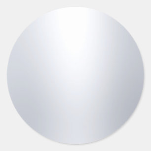 Adesivo Redondo Elegante Glamoroso do Modelo Vazio de Silver Faux