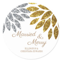 Elegante Glitter Floral Branco Natal Prata Dourado